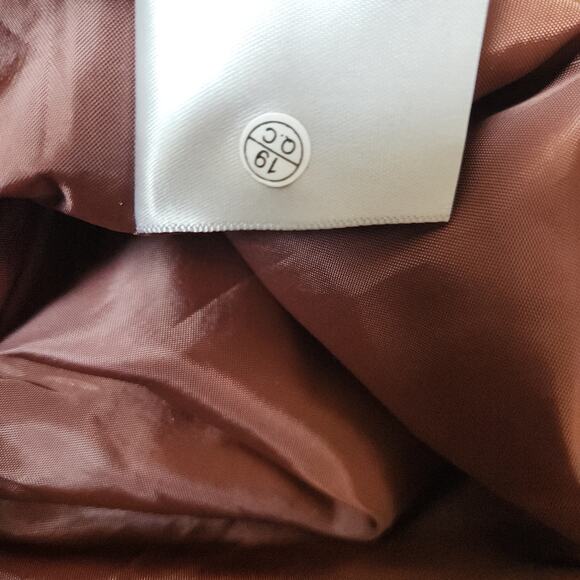 Worthington Gold Metallic Sequin Pencil Skirt with Belt Women’s Size 8 - Picture 3 of 10